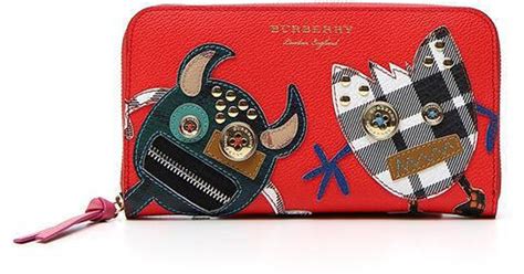 burberry monster wallet|Burberry wallet for women.